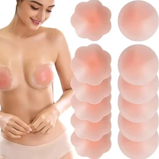 6 คู่/กล่องซิลิโคนเต้านมหน้าอกหัวนมปก/ที่มองไม่เห็นติดชุดชั้นใน Pasties แผ่นหน้าอก/แพทช์กาวดันขึ้น