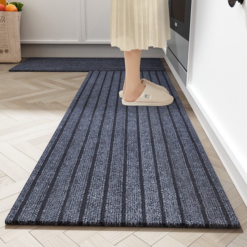 Nordic kitchen floor mat waterproof household long runner rug kitchen rug door mat bathroom mat entr
