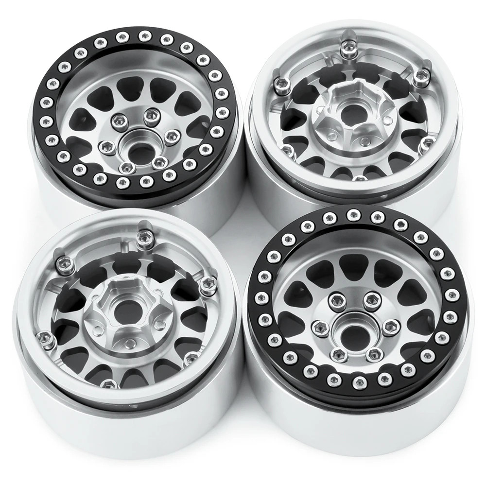 4pcs โลหะ 1.9 Beadlock ล้อขอบจานลึกลบ Offset 10 มม.ล้อ Hub สําหรับ 1/10 RC Crawler รถ SCX10 TRX4 D90 VS4-10 Gen8 MST - รูปที่ 2
