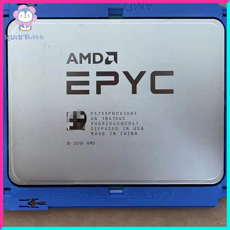 [ร้านใหม่พิเศษ] AMD Xiaolong 7551P/7401P/เซิร์ฟเวอร์7281/7261 CPU