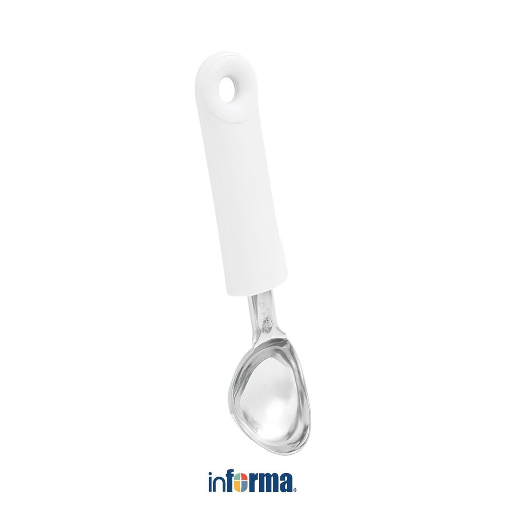 BI Informa Cooking Color Blanc Ice Cream Spoon - ที่ตักไอศกรีมสีขาว