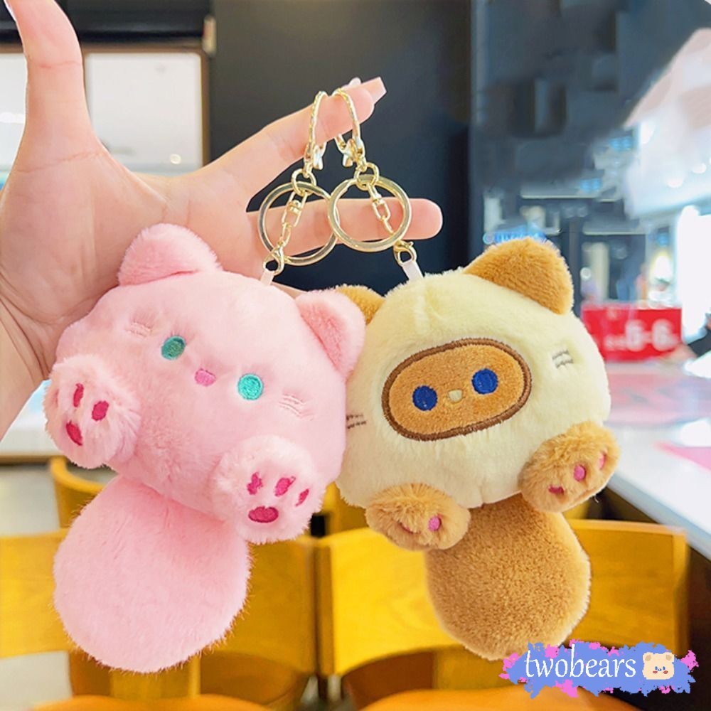 🌈ร้านไทย🌈ตุ๊กตาสัตว์ตุ๊กตาแมวน้อยพวงกุญแจตุ๊กตากระเป๋าจี้พวงกุญแจ DIY Trinket เด็กตุ๊กตาสัตว์ของเล่น