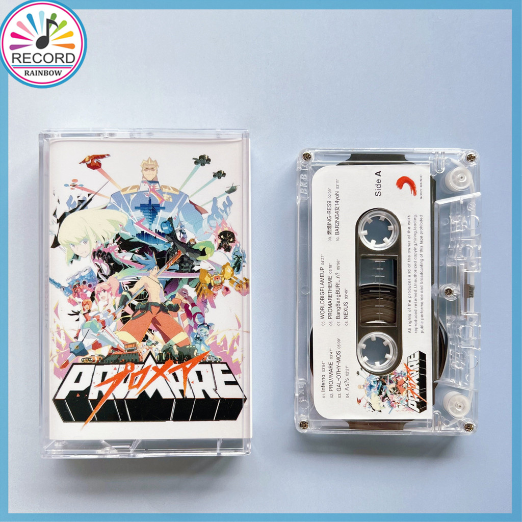 Promare Sawano Hiroyuki Movie Soundtrack Cassette Tape Brand New [Sealed] Original