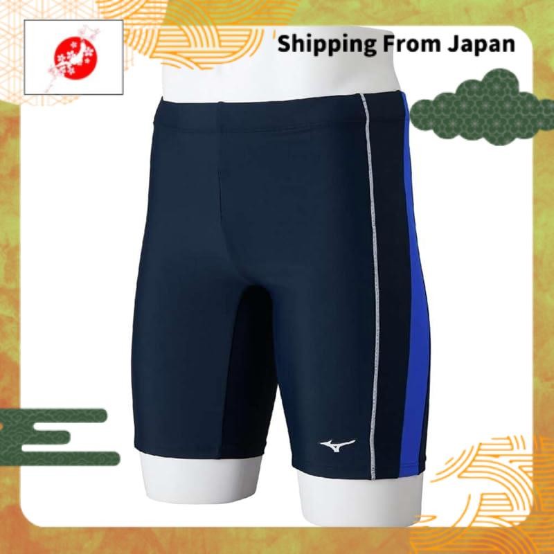 (จากญี่ปุ่น) [Mizuno] Swim Swim Swim Swim Swimming Fitness ชุดว่ายน้ํา Half Spats For Gym Mens N2Jbb