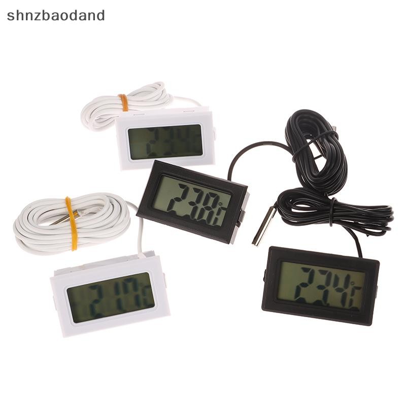 [NZSH] Fy-10 Mini LCD Digital Temperature Aquarium Car Water Bath Temperature Tester Detector Monitor ฝังเซ็นเซอร์อุณหภูมิ YYWD