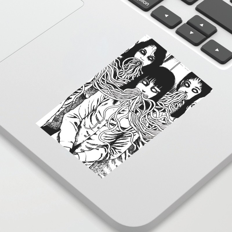 ✨พร้อมส่ง✨10ชิ้น 伊藤潤二 ลายการ์ตูนอนิเมะ 富江 Junji Ito Tomie Anrimiteddoสไตล์สยองขวัญ ติดสเก็ตบอร์ด