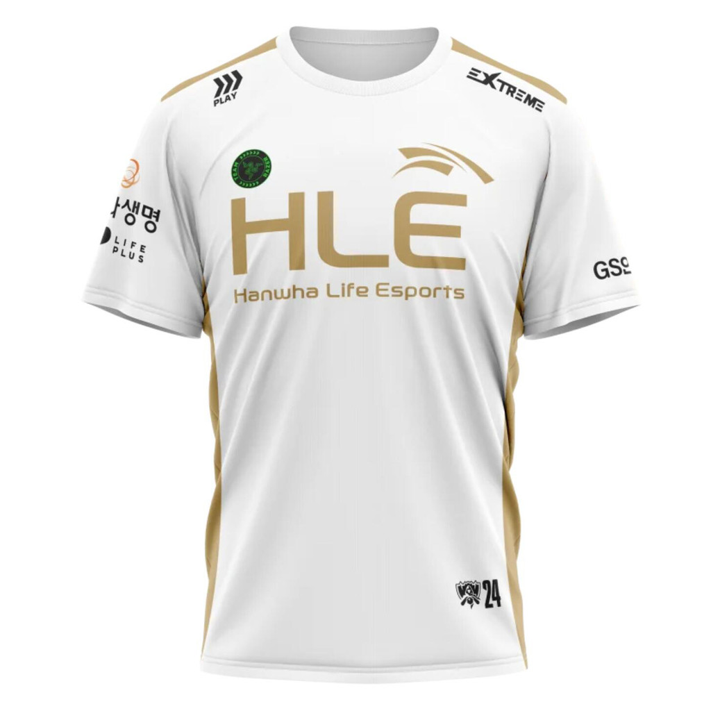 HLE E-Sports Club World Finals 2024 เสื้อกีฬาลิมิตเต็ดสำหรับเกม LOL LCK