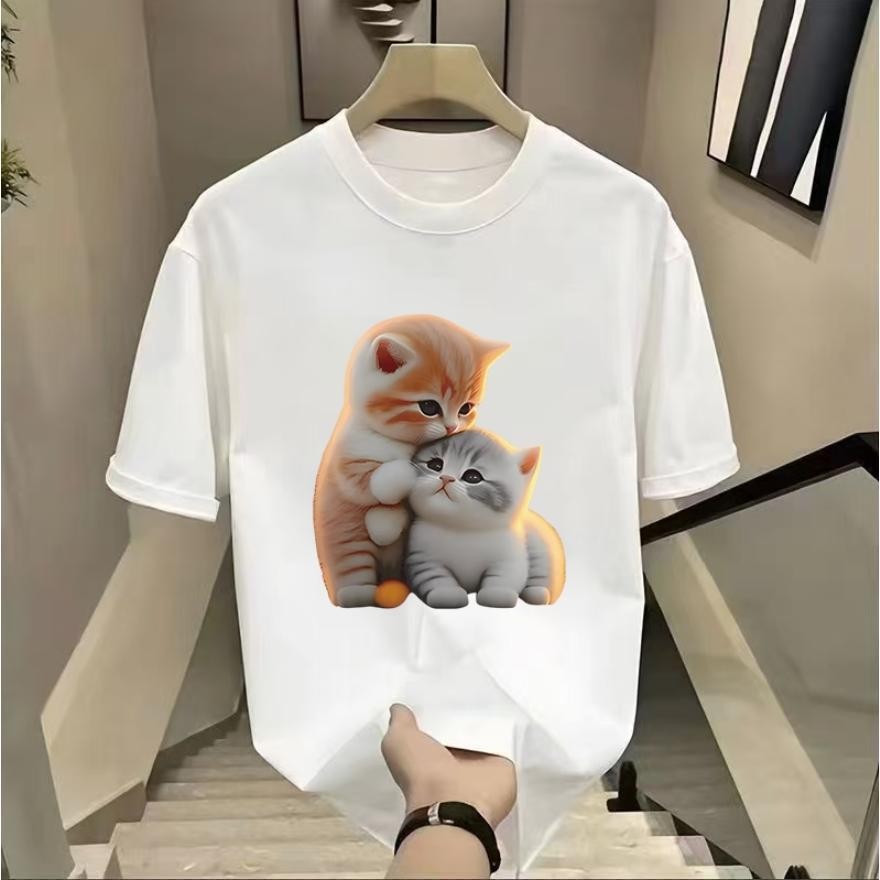 เสื้อยืดคอกลมผ้าฝ้ายสไตล์ใหม่เสื้อยืดผ้าไหมแขนสั้น unisex เสื้อยืดชาย เสื้อยืดผ้าไหมชาย ผ้าสำลี Man Clothing ผู้ชาย