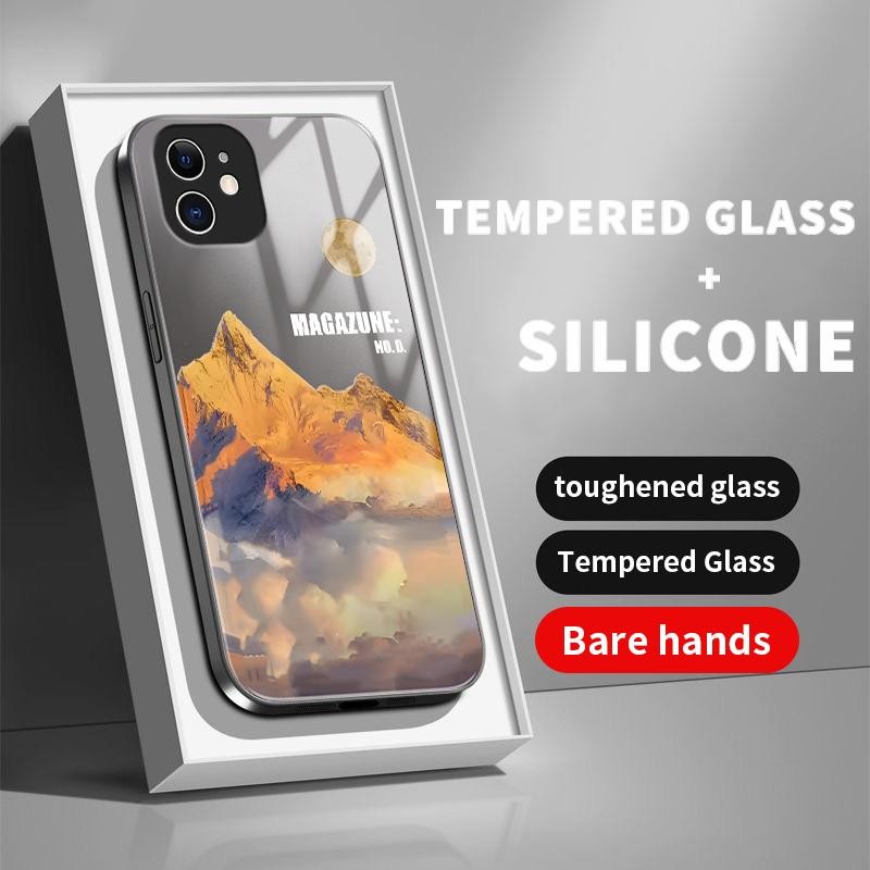 เหมาะสำหรับ Iphone 11 Pro Max 12 Mini Pro Max 13 Mini Max กรณีโทรศัพท์ป้องกันการตกเคส Cool Artistic 