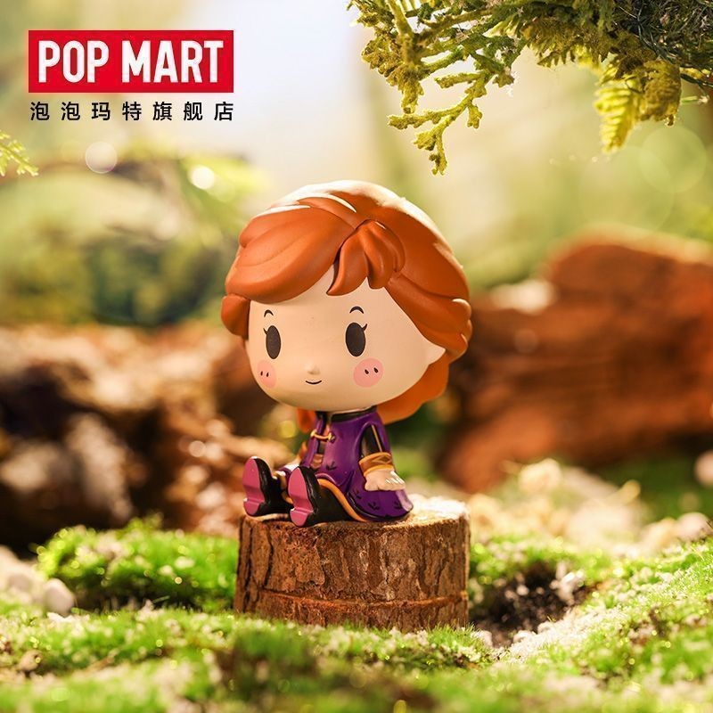 พร้อมส่ง，Popmart Bubble Mart Frozen 2 Series ยืนยันของขวัญตุ๊กตาแอนนา