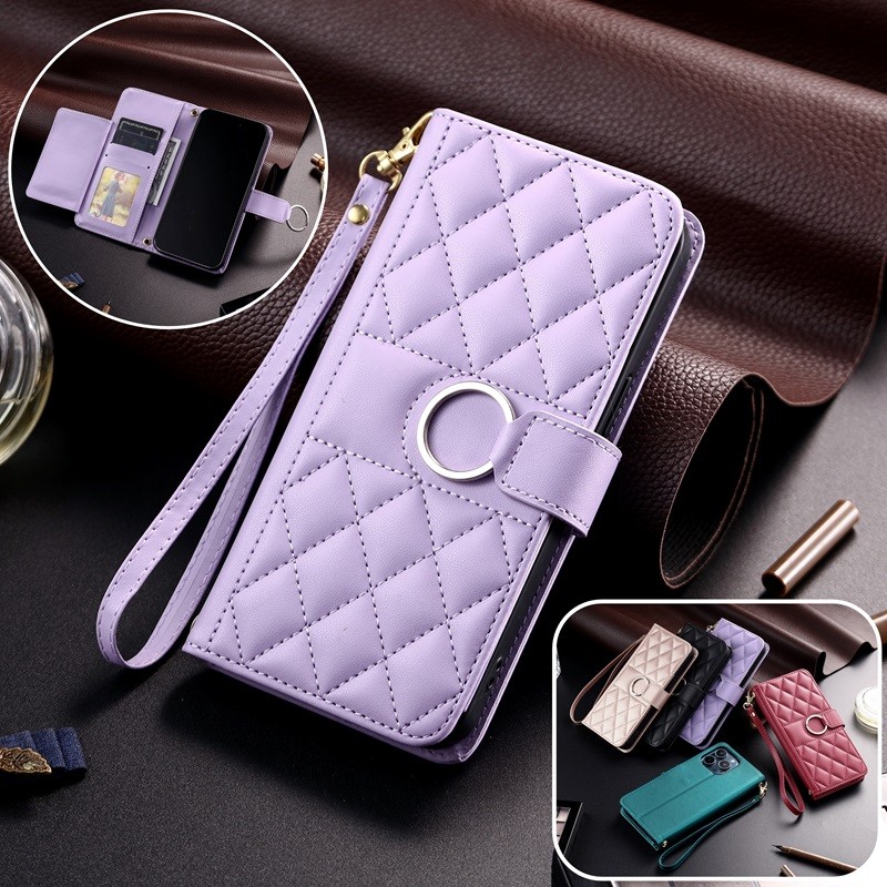 สําหรับ Samsung Galaxy A16 A06 A55 A15 A35 A25 A05S A05 A32 A54 A14 A34 A12 A23 A73 A33 A13 A53 Flip Leather ป้องกันกันกระแทกกรณีการ์ดสล็อตกระเป๋าสตางค์โทรศัพท์เคส