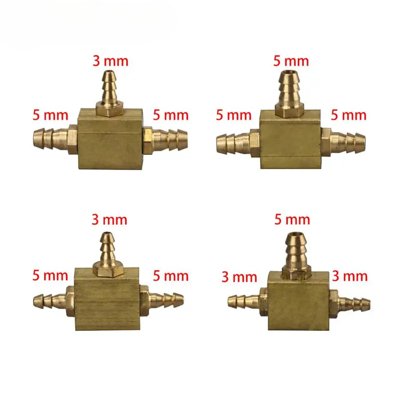 5ชิ้นทันตกรรม3ทางดัดแปลงทองแดงเชื่อมต่อวาล์วอากาศวาล์วน้ําสามรับวาล์วทันตกรรมเก้าอี้หน่วยอะไหล่อุปกรณ์เสริม