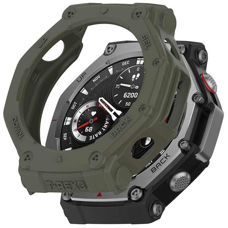 เคสซิลิโคนอ่อนนุ่มสําหรับ Huami Amazfit T-Rex 2 T-Rex 3