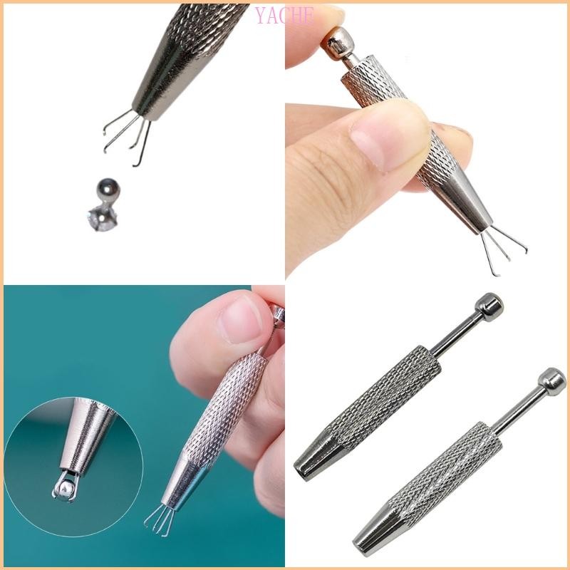Jache Bead Pick Up Tool Clamp 4Claw Prong แหนบจับผู้ถือจับคีม