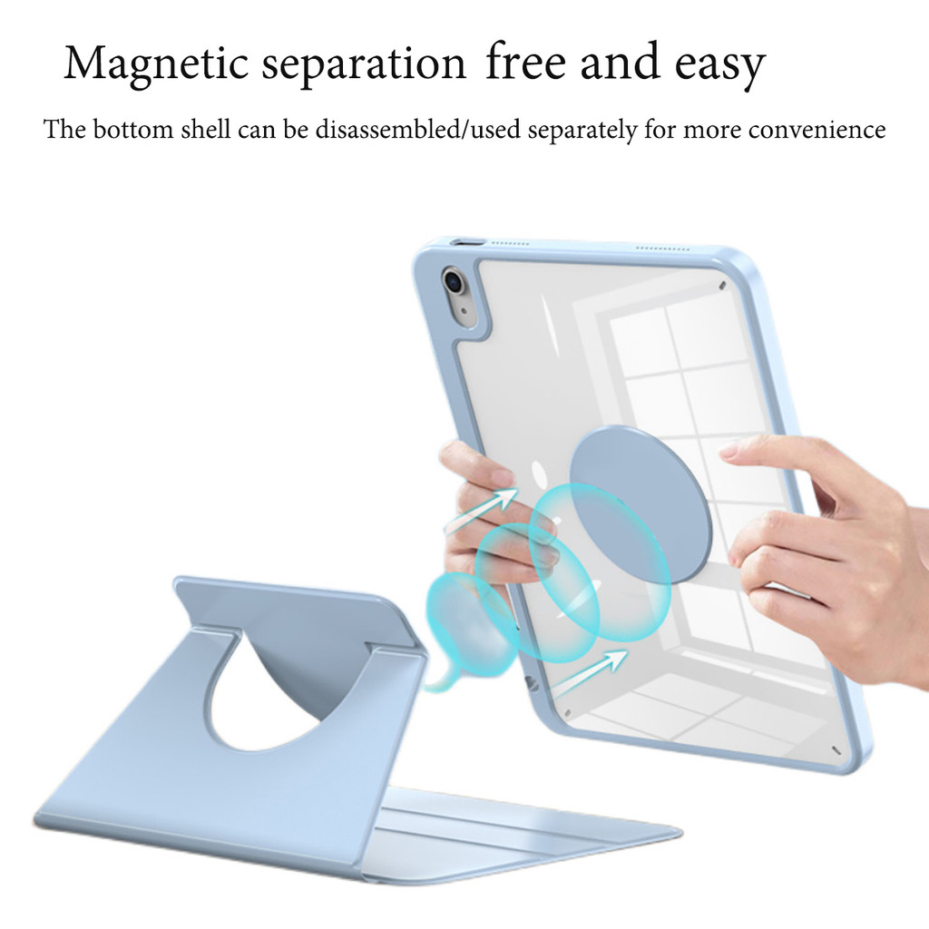 เคส สําหรับ [ถอดฝาได้] เคส เคสแท็บแล็ต air4/5 หลังใส เคส สำหรับ  10.9 2020 10.2 gen7 gen8 gen9 10.5 