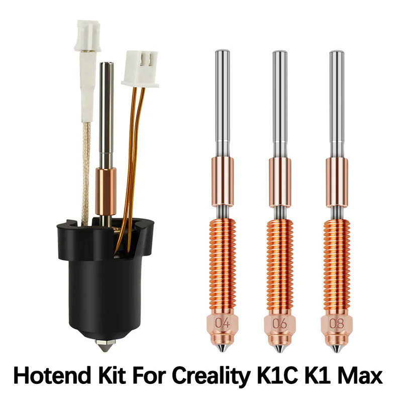 Upgrade Hotend For Creality K1C K1 Max Ender 3 V3 Ceramic Heating Block Kit Hardened Steel Quick-Swa