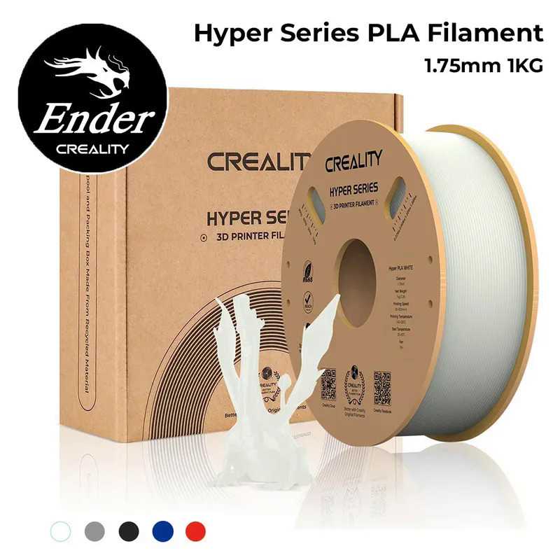 CREALITY High Speed PLA Filament 1.75mm 1KG Hyper Series PLA Consumables 3D PLA Filament for Crealit