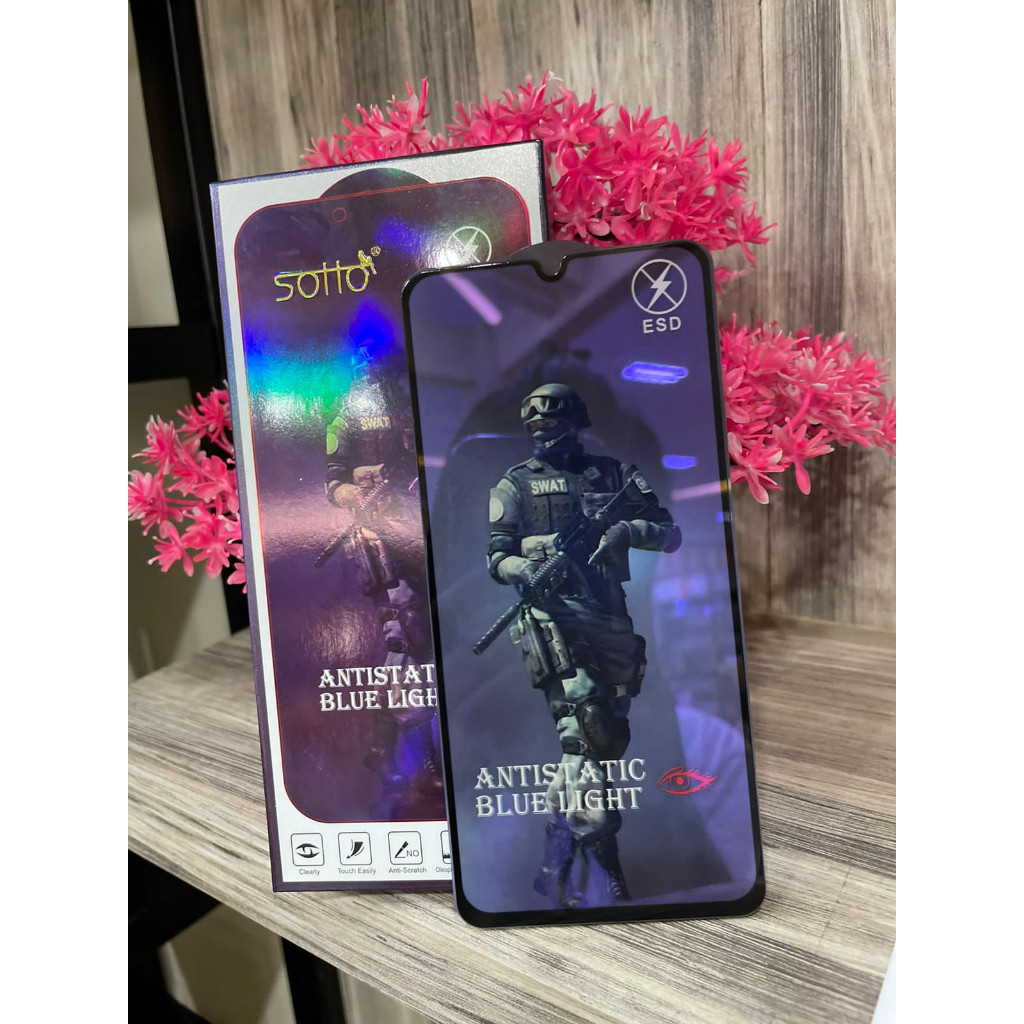 กระจกนิรภัย Anti Static Blue Light ESD VIVO Y17- VIVO Y91 - VIVO Y91C - VIVO Y20-VIVO Y81-VIVO V9