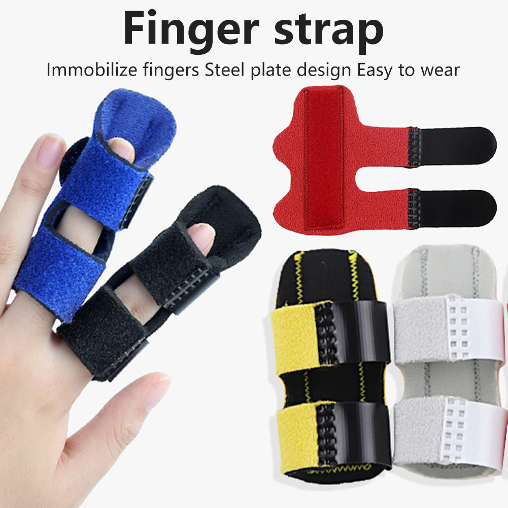 เฝือกดามนิ้วเสริมแกนเหล็ก อุปกรณ์พยุงนิ้วมือ ระบายอากาศดี เบา ลดปวดนิ้ว finger splint นิ้วล็อค เอ็น กระดูกปลายนิ้วร้าว