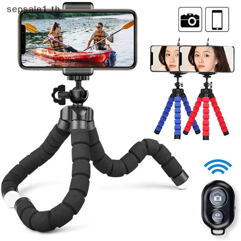 # ขาย # ฟองน้ําปลาหมึกยักษ์ขาตั้งกล้องสากลขี้เกียจที่วางโทรศัพท์มือถือขาตั้งกล้องแบบพกพาบวกคลิปโทรศัพท์มือถือ .