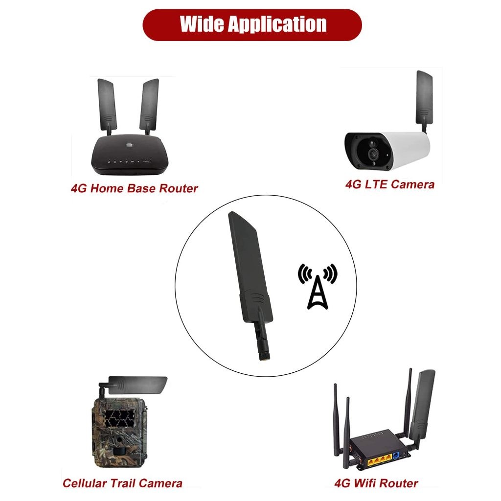 เสาอากาศเราเตอร์ไร้สาย เครื่องรับและขยายสัญญาณ เสาอากาศเราเตอร์ไร้สาย 5G WIFI