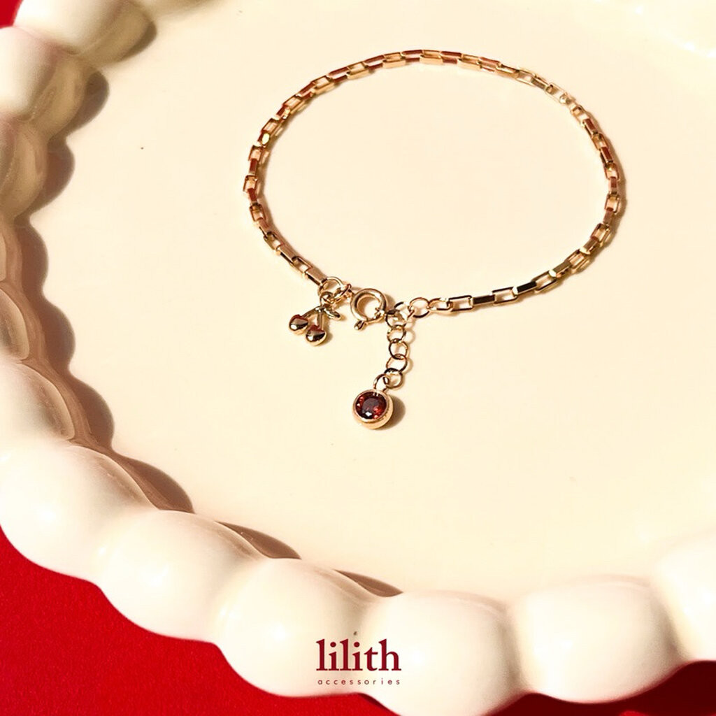 Lilith - cherry bracelet 🍒 สร้อยข้อมือ เชอร์รี่