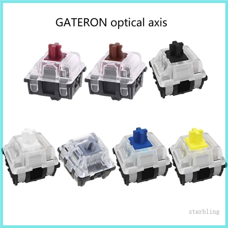 Star Gateron Optical Switch Interchange Optical Switch คีย์บอร์ดแบบกลไก SK61 SK64