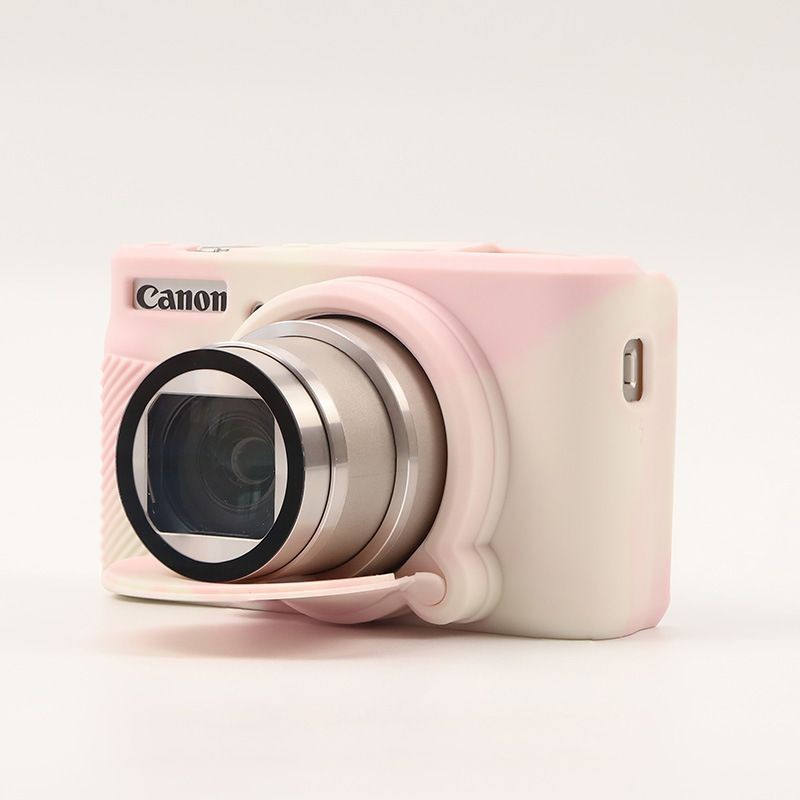 เหมาะสําหรับ CANON Canon SX740 SX730 กระเป๋ากล้องเคสซิลิโคนการถ่ายภาพ SX740 ป้องกันกรณีเคสซิลิโคนฟาง