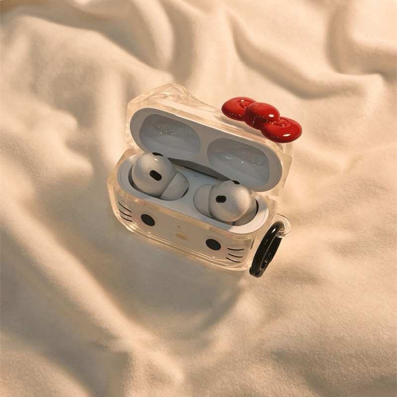 Hello Kitty   Airpods 1 2 3 4 Airpod Pro 2 หูฟังไร้สายบลูทูธ Hard Anti-drop ชุดหูฟังฝาครอบป้องกัน ราคา ถูกที่สุด ดีลบีเคเค แกลเลอรีภาพที่ 7