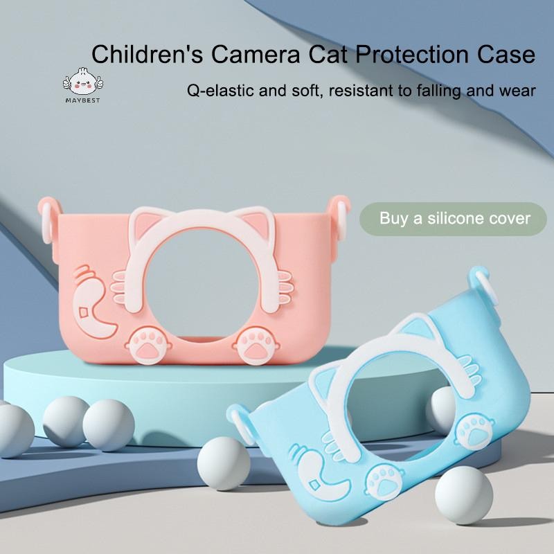 {maybest} เคสกล้อง Shell Kid กล้องการ์ตูนน่ารักของเล่นแบบพกพามินิการ์ตูนฝาครอบกล้องฝาครอบป้องกันเคส Fit สําหรับกล้อง {TH}
