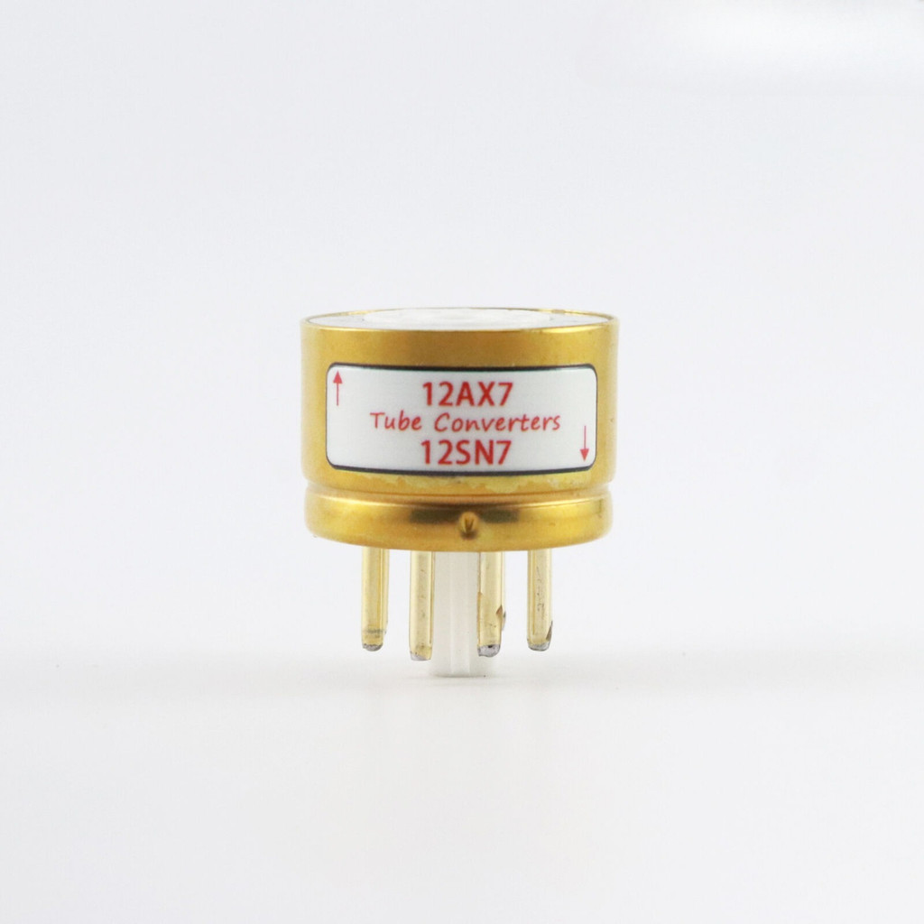 One Gold plated 12AX7 (TO) 12SN7 ช่องเสียบแปลงหลอดสุญญากาศ