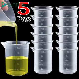 บีกเกอร์พลาสติกใสขนาด 100 มล. พร้อมสเกลใส, ห้องปฏิบัติการ & …