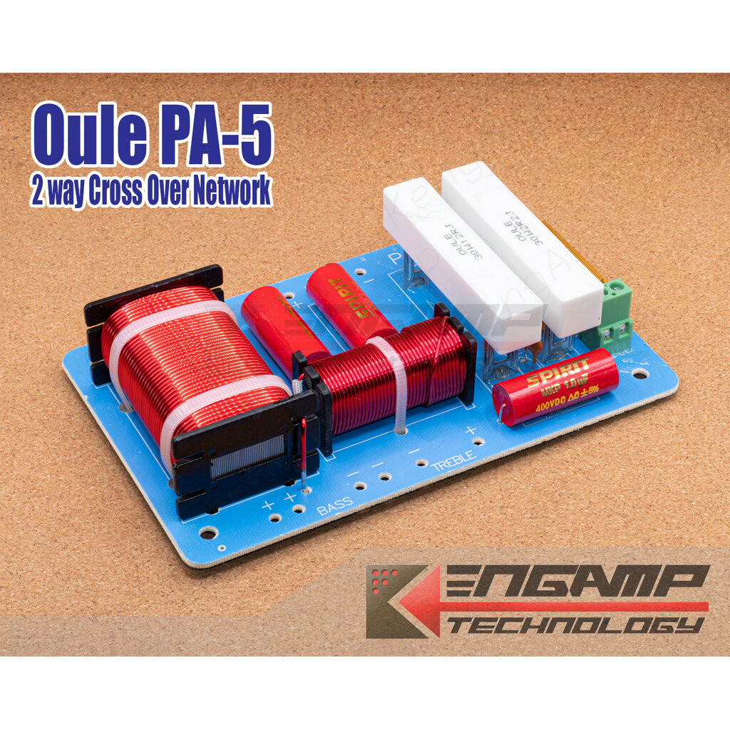 (1บอร์ด) [PA] Oule PA-5 2way Passive Cross Over Nework fc : 2.2Khz 250Wrms 600Wmax