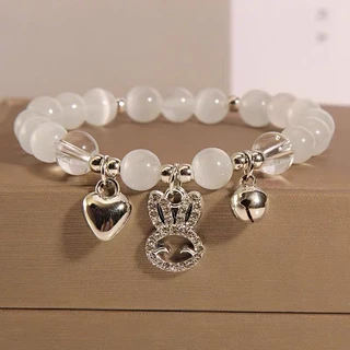 ใหม่จีนเซรามิกอารมณ์หญิงสร้อยข้อมือสาวน่ารัก
