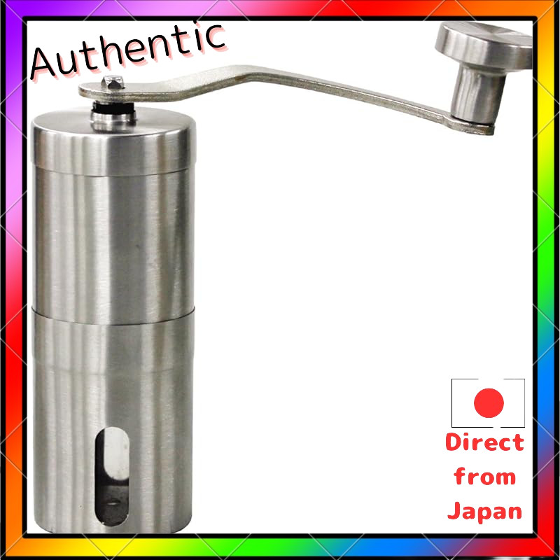 Alfax Manual Coffee Mill Hand Grinder Adjustable Coarseness Stainless Steel Ceramic Burr Outdoor Cam