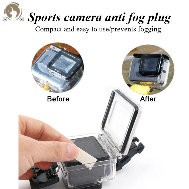 12 ชิ้น Anti-fog แผ่นสําหรับ DJI Action 5 pro 4 3/Insta360 X5 x4/GoPro13 12 กรณีใต้น้ํา Anti Fog อุปกรณ์เสริม