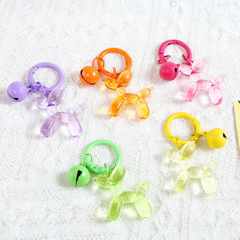 น่ารักการ์ตูนบอลลูนสุนัขพวงกุญแจ DIY สําหรับผู้หญิงสาว Y2K กระเป๋าจี้คู่พวงกุญแจรถเครื่องประดับของขวัญอุปกรณ์ตกแต่ง ราคา ถูกที่สุด ดีลบีเคเค แกลเลอรีภาพที่ 7