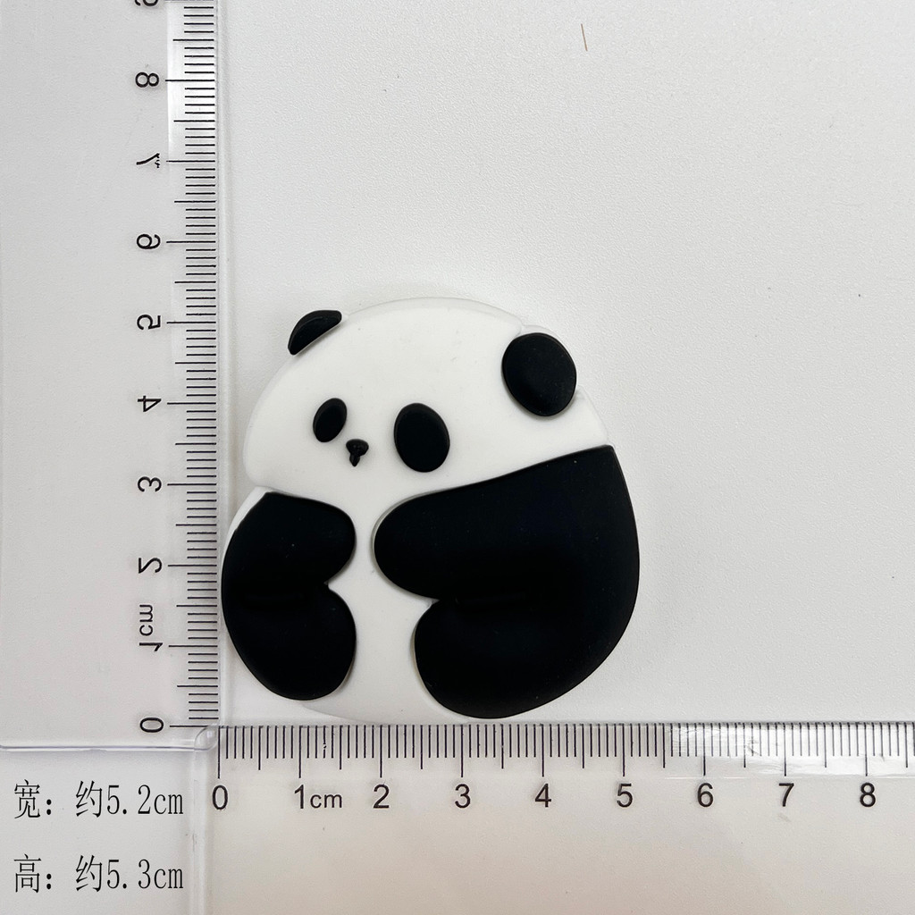 Crocs Jibbitz Charms อุปกรณ์เสริมน่ารักหัวเข็มขัดรองเท้า DIY ที่ถอดออกได้เหมาะสําหรับ Crocs Bamboo Panda Series