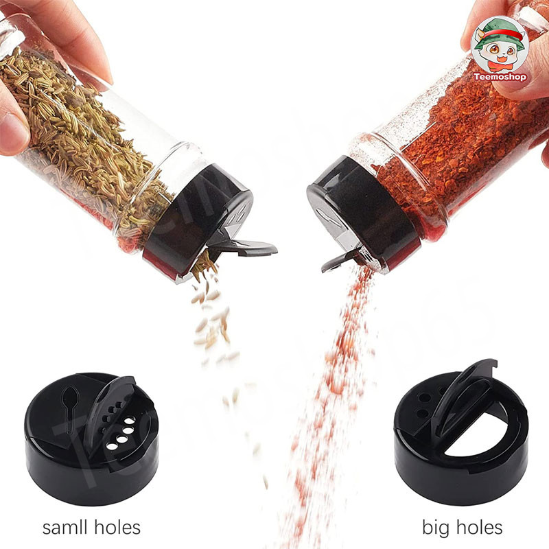 ขวดใส่เครื่องปรุง ขวดเครื่องเทศ ฝาปิดแน่นดีไซน์ผีเสื้อ กันชื้น ใช้ง่าย วัสดุใสคุณภาพสูง สำหรับบาร์บีคิว/ครัวเรือน - รูปที่ 3
