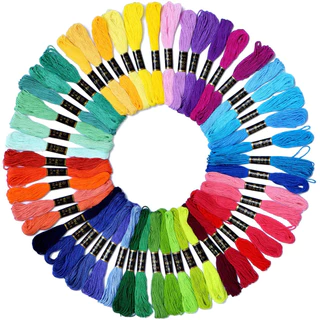 ไหมปักครอสติช DMC สี 482 ไหมปักผ้าพรีเมียม สีรุ้ง Anchor ครบทุกสี สำหรับงานปักมือ DIY