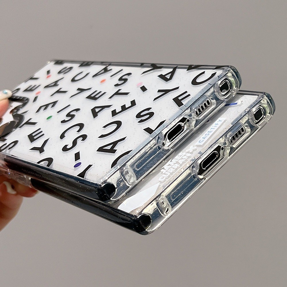 Crossing The Road GLITTER Case สําหรับ Samsung S25 Ultra S25 24 23 Plus กันกระแทกป้องกันปลอกอ่อน - รูปที่ 7