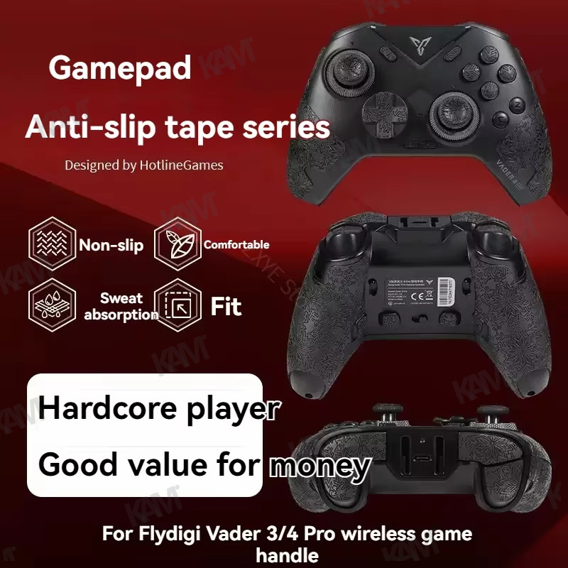 [Kam] เหมาะสำหรับสติกเกอร์กันเหงื่อสำหรับคอนโทรลเลอร์เกม FLYDIGI Apex 3/4 สติกเกอร์กันลื่น สติกเกอร์ปุ่มจับ สติกเกอร์กันลื่น Kuromi ฟิล์มป้องกันการจับด้านข้างแบบการ์ตูนดูดซับเหงื่อ
