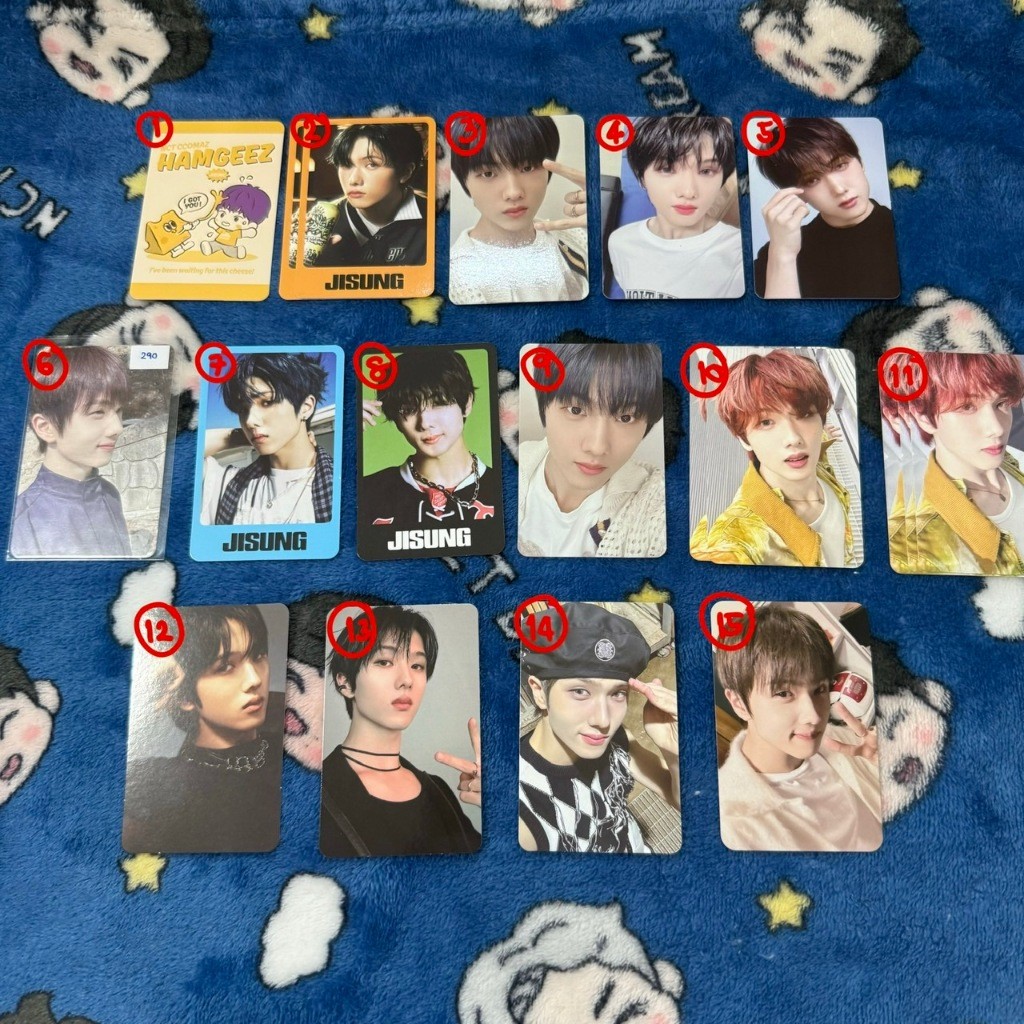 พร้อมส่ง - โค้ด 40-50% ในไลฟ์ / การ์ด NCT Jisung จีซอง