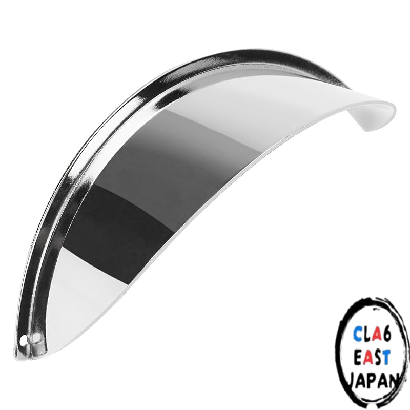 Chrome Plated Headlight Visor for Super Cub C125, Cross Cub 110, and Super Cub PRO 110 (42mm Long)