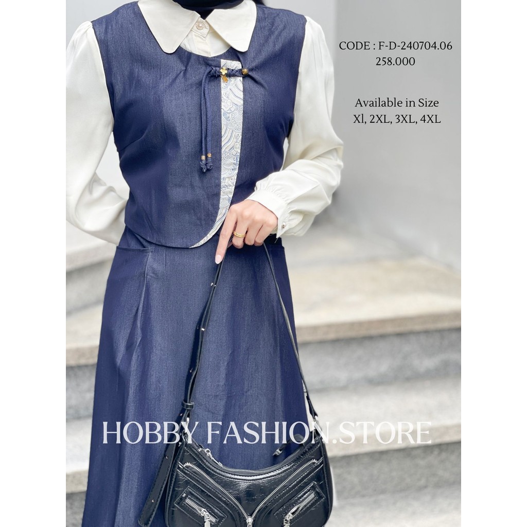 KOREAN MIX DRESS DD-240704.06