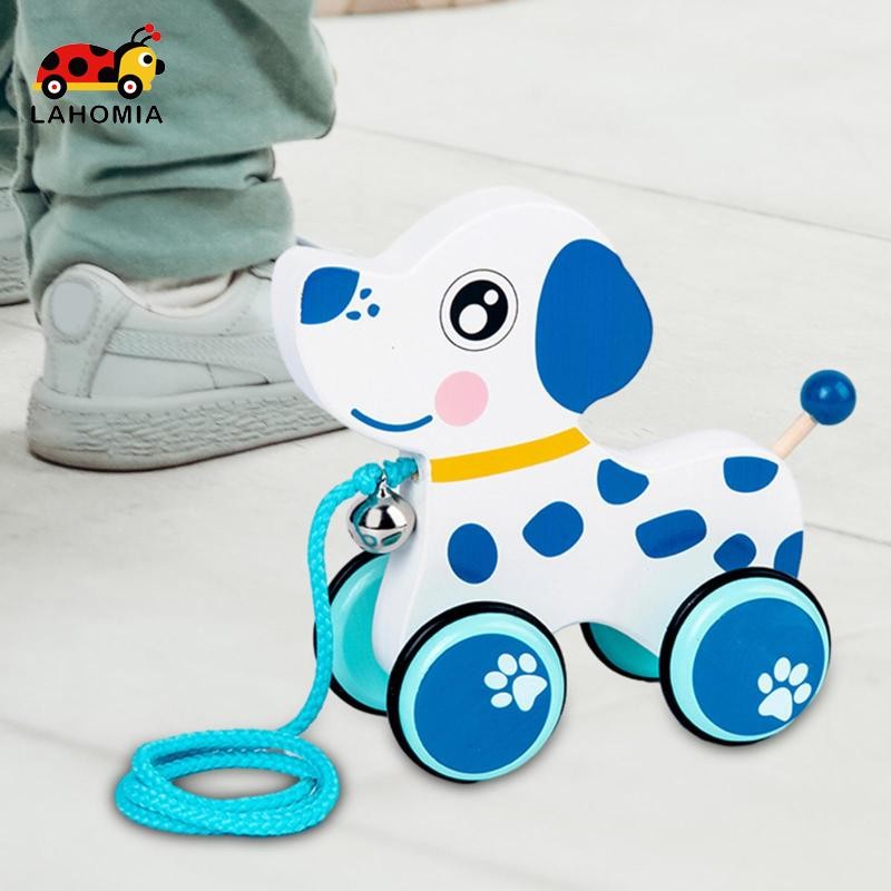 ลาโฮเมีย ไม้เดินดึงของเล่นดึงของเล่นการเรียนรู้ในช่วงต้นปรับมอเตอร์ทักษะไม้ดึง4ปีเด็กชายหญิงเด็ก - รูปที่ 2