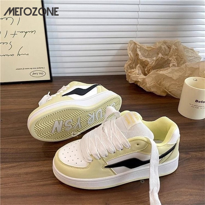 MeTozone รองเท้าผ้าใบผู้หญิง ใหม่ แฟชั่น เกาหลี อเนกประสงค์ คู่ นักเรียน รองเท้าลําลอง