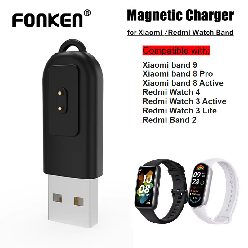 Fonken USB Stand Charger Dock อะแดปเตอร์สายชาร์จสําหรับ Xiaomi Mi 9/8/Pro สําหรับ Redmi Watch 4/3/2 