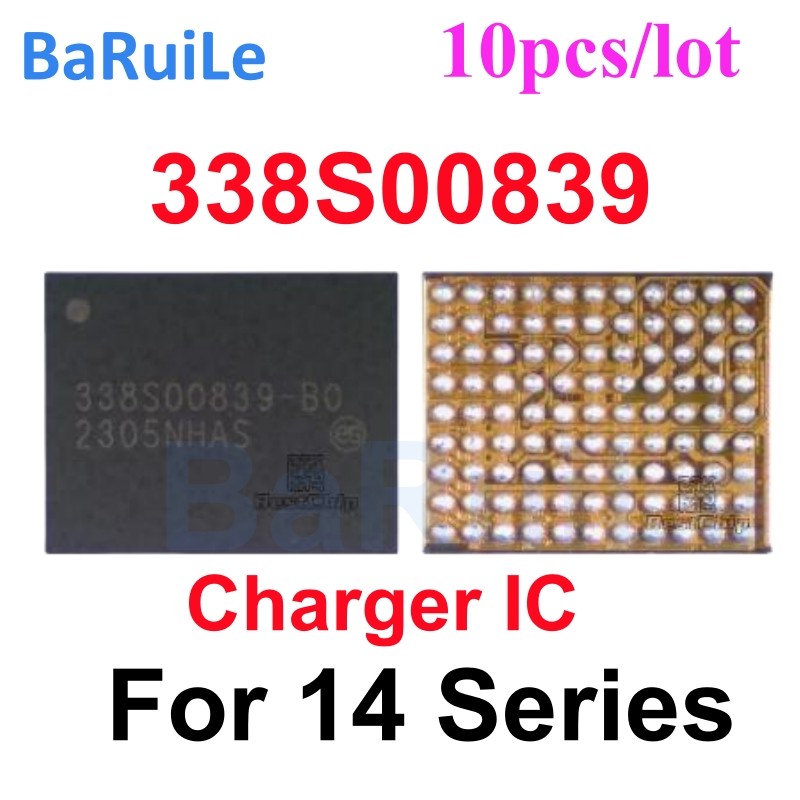 10pcs 338S00839 USB ชาร์จ IC Chipset BGA 338S00839-B0 สําหรับ IPhone 14 Pro Max 14 Plus 14P Charger 