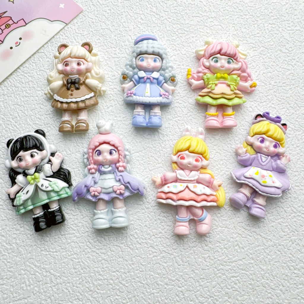 Donna Girl การ์ดใหญ่สไตล์ใหม่ครีมกาวเคสโทรศัพท์สร้อยข้อมือเครื่องประดับ diy จี้อุปกรณ์เรซินอุปกรณ์เสริมทําด้วยมือ